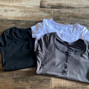 SHEIN three button up shirts